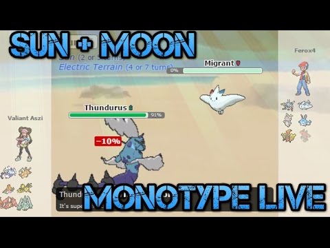 Sun/Moon MONOTYPE LIVE #10: Agility Plot Thundy - If it Rockslides it Flinches