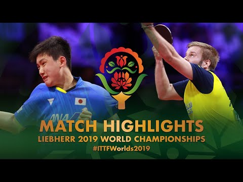 Tomokazu Harimoto vs Jon Persson | 2019 World Championships Highlights (R64)