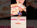 Bueno Kinder Chocolate Vs Nutella Chocolate ASMR Shorts