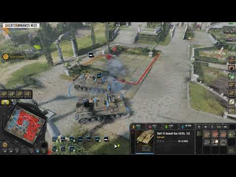 STUG III and Command Panzer IV | WRONG Gun animation | Company of Heroes 3