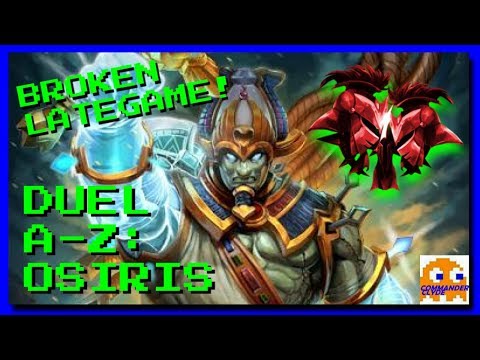 SMITE Duel A-Z: Osiris | OSIRIS BROKEN LATEGAME?! JUST RUN AND HOLD LEFT CLICK!