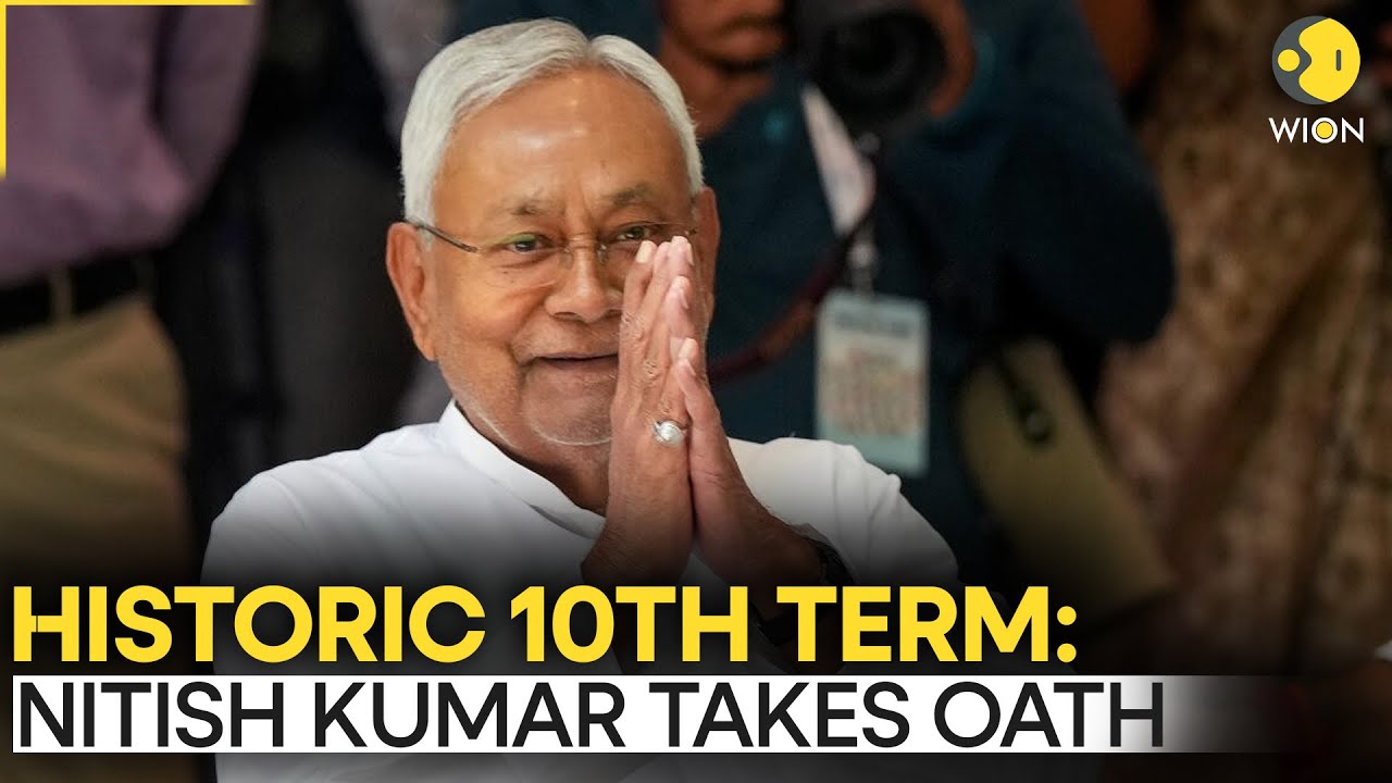Nitish Kumar Oath Ceremony LIVE: Nitish Kumar Takes Oath For Record 10th Term As Bihar CM | WION