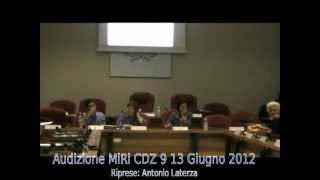 preview picture of video 'Audizione Milano Ristorazione 13 Giugno 2012 Consiglio di zona 9'