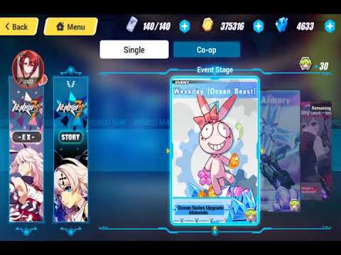 Honkai Impact 3 (SEA) - All Lv. 60 Daily Dungeons All Missions Clear Gameplay