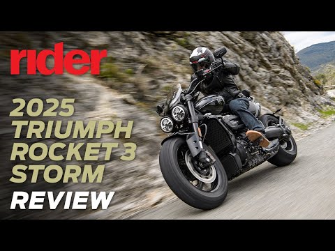 2025 Triumph Rocket 3 Storm R and GT Review