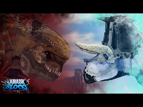 DISTORTUS REX VS YETI TRIKE Cinematic | Jurassic Blocky Movie