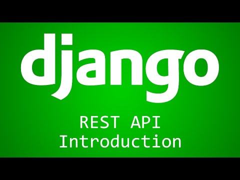 Django Tutorial for Beginners 37 REST API Introduction