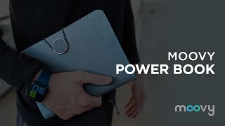 Moovy Power Book: Wireless Charger, Power Bank & Planner All-in-1