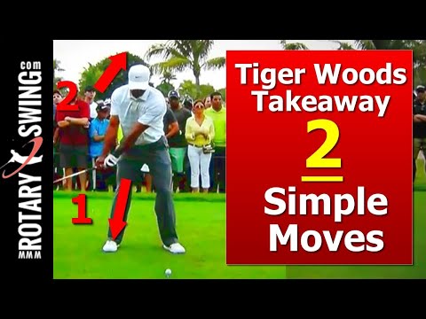 Tiger Woods Golf Swing: Learn His Takeaway w/ 2 Simple Moves