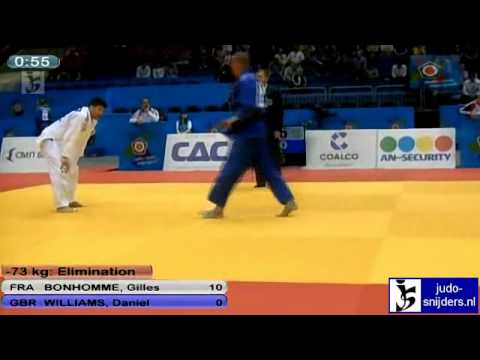 Judo 2012 European Championship Chelyabinsk: Bonhomme (FRA) - Williams (GBR) [-73kg]