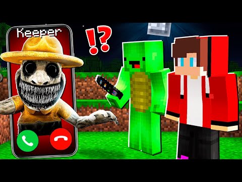 Shocking Twist: Zoo Keeper Calls JJ & MIKEY in Minecraft Maizen!