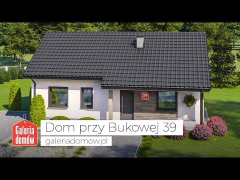 Projekt domu przy Bukowej 39 - GaleriaDomow.pl