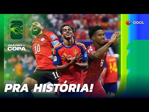  ESPANHA VÊ BRILHO DE YAMAL, E SALAH LIDERA EGITO PARA FIM DE 92 ANOS DE JEJUM