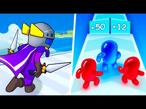 Satisfying Mobile Games in Join Blob Clash , Solo Leveling - Mobile Games Walkthrough New Evolution