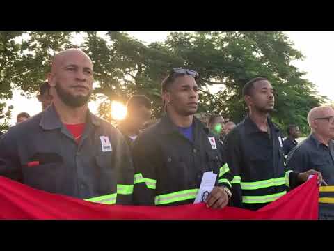 Linieros de Artemisa parten al oriente para apoyar en la recuperación tras el paso de Melissa