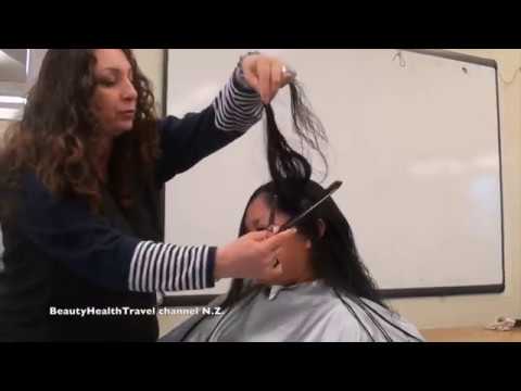 . Basic 💈✂️Haircutting Class for Students: Long Layers:  for Beginners