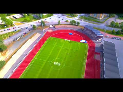 NiceFutis D-juniorit Porin stadionilla