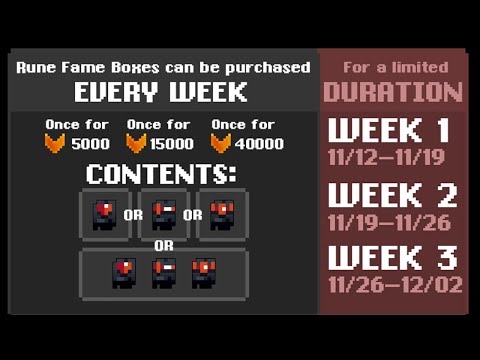 RotMG Runes For Fame | Dungun Rework