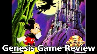 Castle of Illusion Starring Mickey Mouse Sega Genesis Review - The No Swear Gamer Ep 17