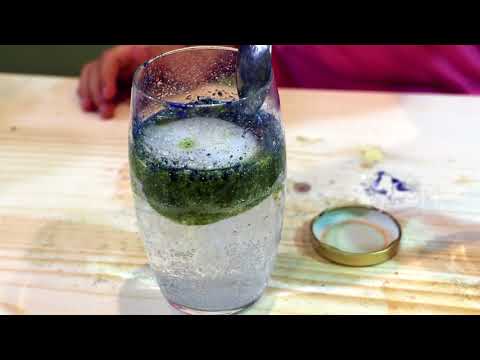 DIY baby magic potion : gliter, toothpaste, oil, lot of magic and some secrets ingredients