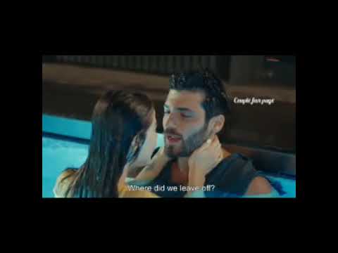 pool kiss😘Ezgi & Ozgur❤️Mr wronge💖🤍💖