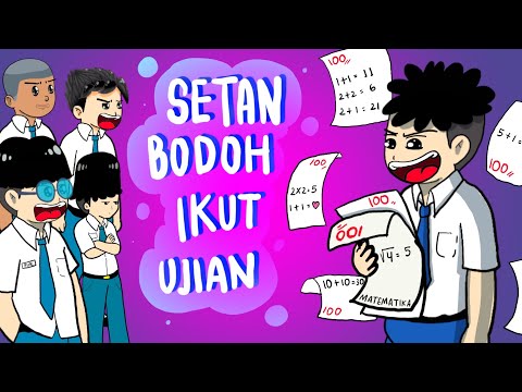 #trending 😎 DIBANTU SETAN SAAT UJIAN SEKOLAH !! MERINDING 😱 #hororkomedi #kartunlucu #indigo