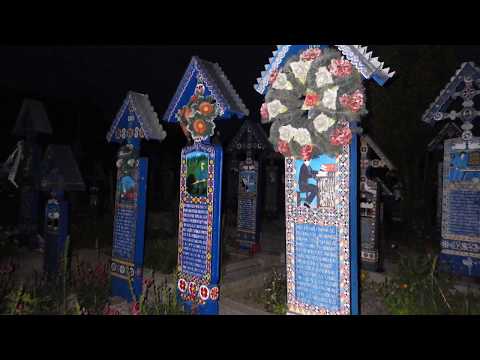 Erdély - Szaplonca, Vidám temető ,Barcánfalva fatemplomai