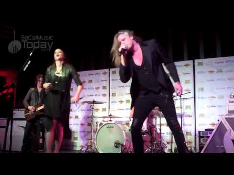 Halestorm w/ Sebastian Bach - "Slave to the Grind" - LIVE @ Golden Gods Press Conference