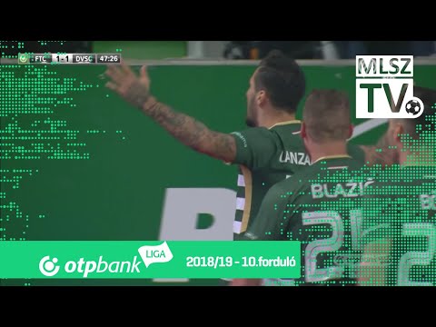 Lanzafame Davide első gólja a Ferencvárosi TC  - DVSC mérkőzésen