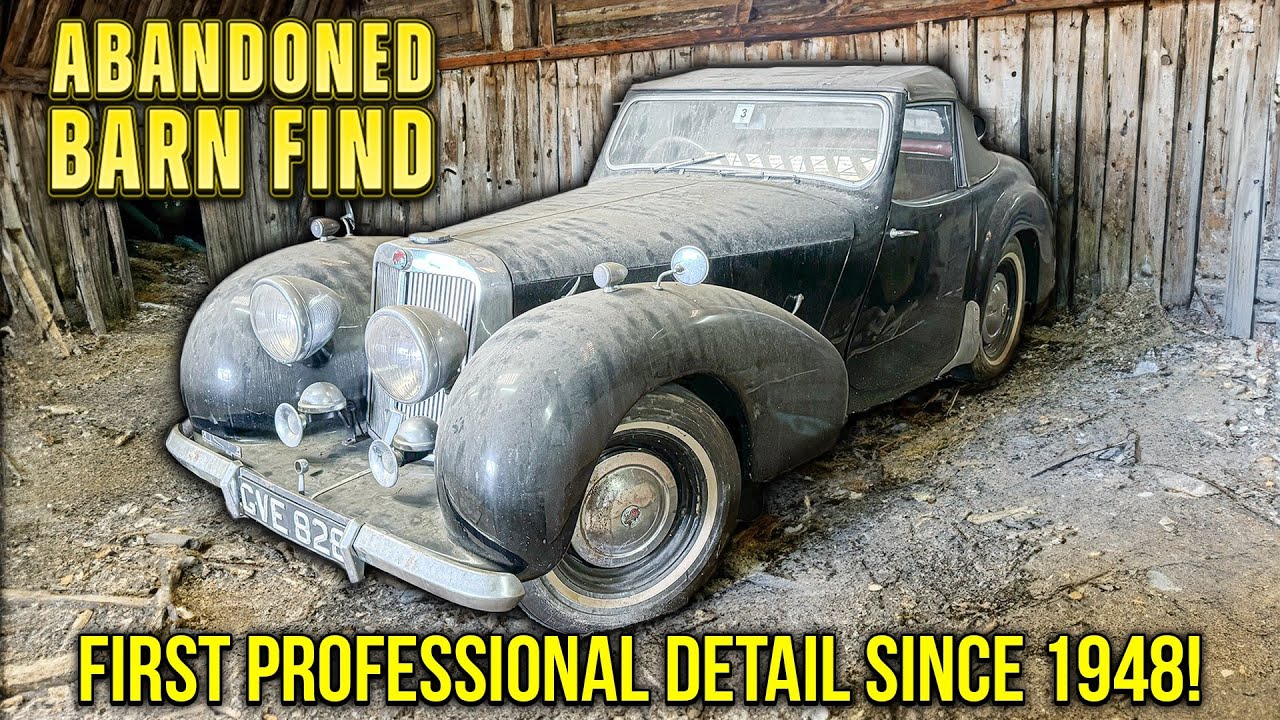 bushdebrunt brunt ブラント firsttimeファーストタイム 1948 Triumph Roadster Gets First Detailing Since New, Sports a