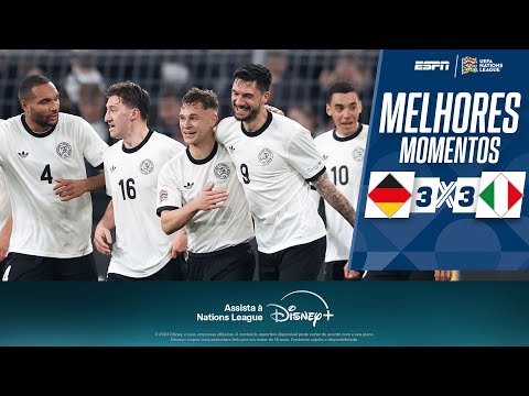 Gols e lances de Alemanha x Itália