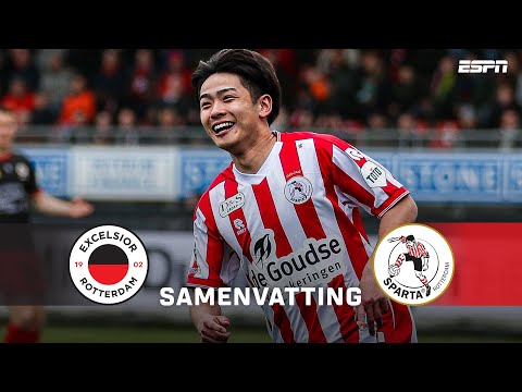 5️⃣ goals in vermakelijke Rotterdamse derby 🔥 | Samenvatting Excelsior Rotterdam - Sparta Rotterdam