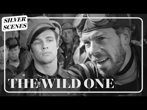 Johnny Fights Chino - Marlon Brando | The Wild One | Silver Scenes