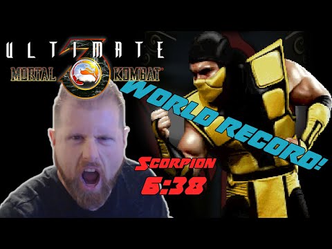 WORLD RECORD! - Ultimate Mortal Kombat 3 Speedrun with SCORPION
