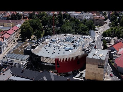 Horácká aréna z dronu. Přilákala i nového majitele Dukly