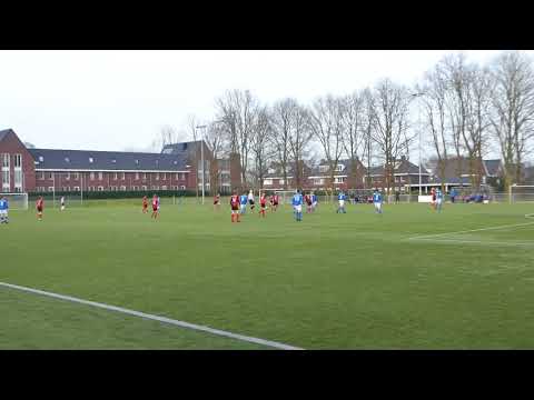 Thuis tegen RKHVV. Doelpunt Tijn 1