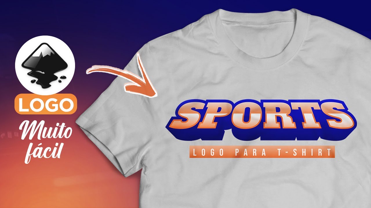 LOGO ESPORTIVO no INKSCAPE I Passo a passo simples