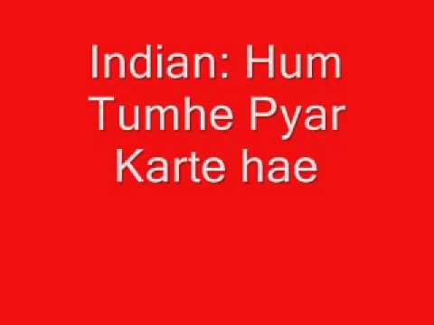 "I love you" in different languages!