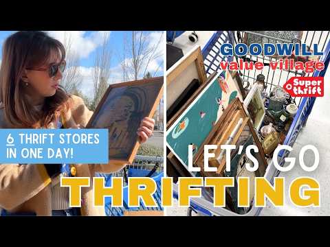 I FILLED THE CART!! | Goodwill Thrift with Me + Vintage Haul