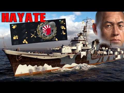 Hayate Victory Last Minute. 3K base XP / Kraken / WOWS