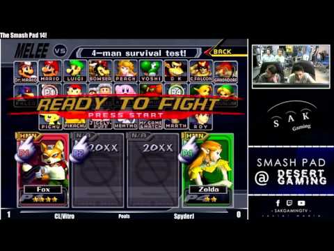 SP14 Pools - CL|Vitro (Fox) vs SpyderJ (Sheik)