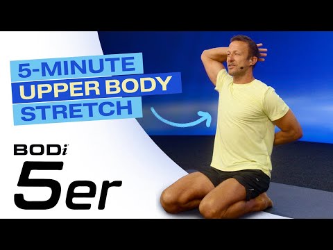 Free 5-Minute Upper Body Stretch | 5er Upper Body Stretch w/ Vytas Baskauskas