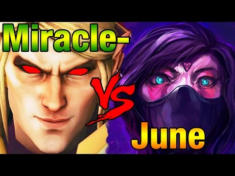 Miracle- 9207MMR Invoker vs June 8232MMR Templar Assassin - CHINA DOTO - Dota 2