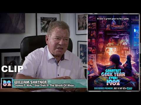 William Shatner on STAR TREK II: THE WRATH OF KHAN from GREATEST GEEK YEAR EVER: 1982 on CW