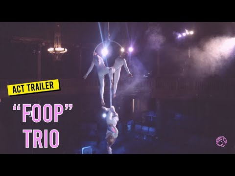 "Foop" Trio Act - High Hanging Aerial Hoop with Silk Trailer | Dancing In Circles