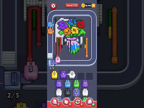 Pixel Flow Level 732 Walkthrough