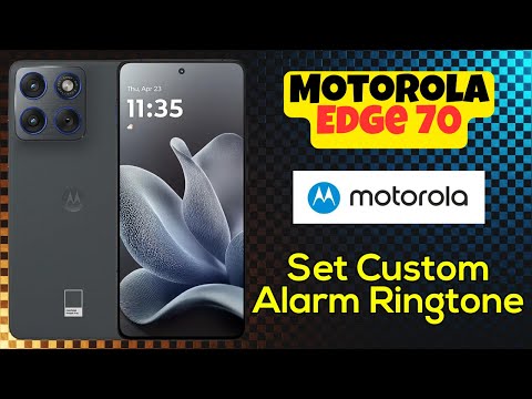 Motorola Edge 70 Sound Settings | Set Custom Alarm Ringtone Easily