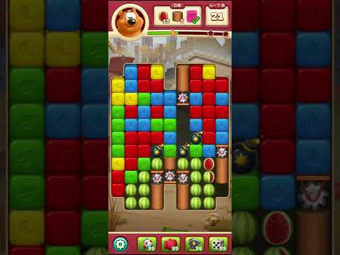 Toon Blast　レベル7589　トゥーンブラスト