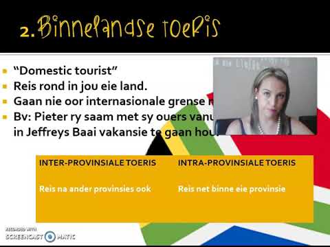 GR 10 TOERISME: (DEEL 2) INLEIDING TOT TOERISME