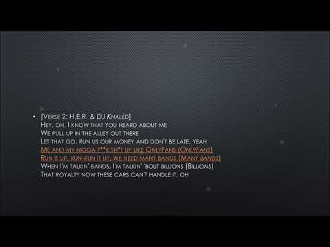 DJ Khaled - WE GOING CRAZY (Music lyrics) ft. H.E.R., Migos